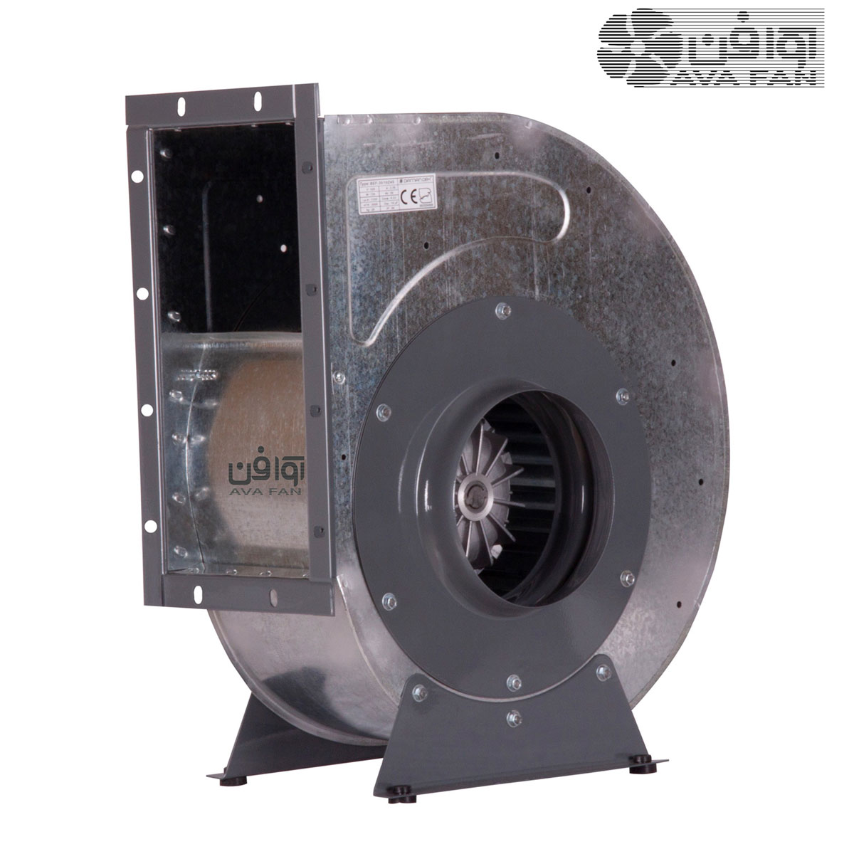 فن سانتریفیوژ 25 سانت یکطرفه فوروارد دمنده مدل BEF-25/10A4S
