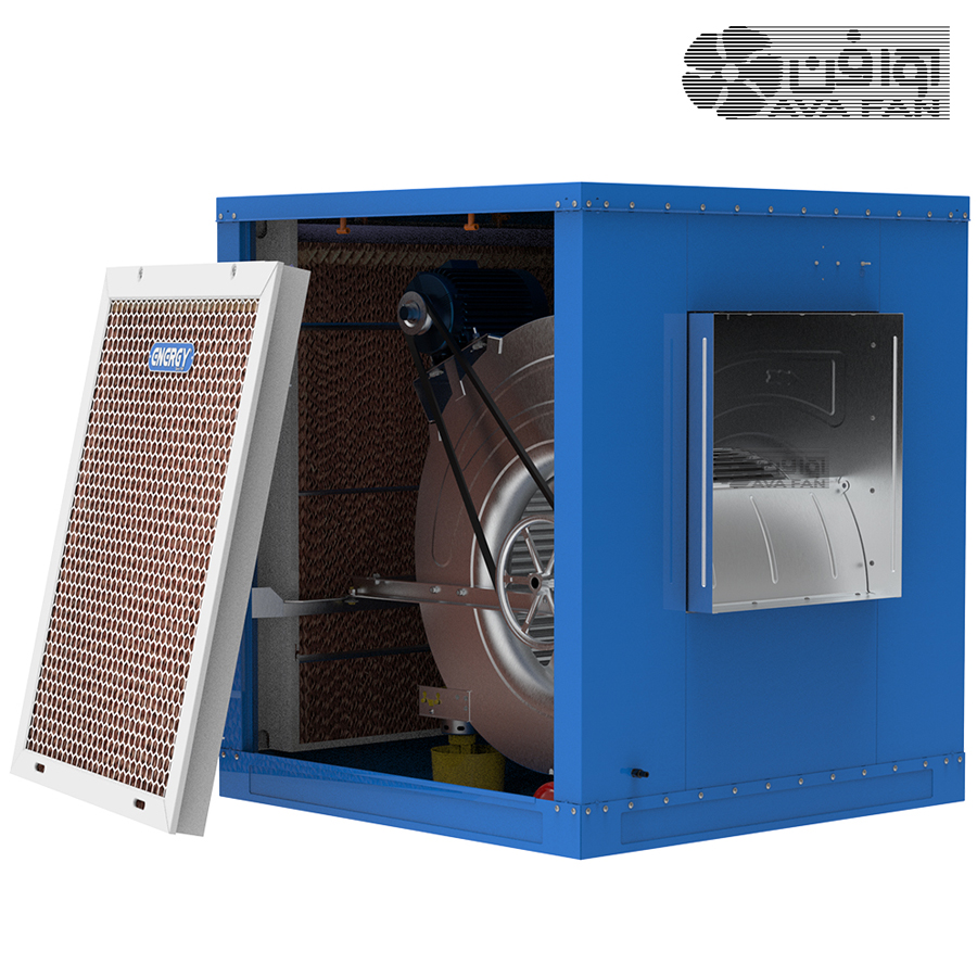 کولر آبی سلولزی 11000 انرژی مدل صنعتی EC1100 سه فاز